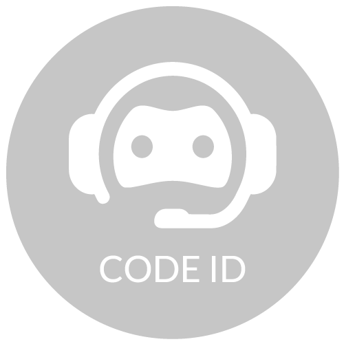 Code identification icon - barcode symbol